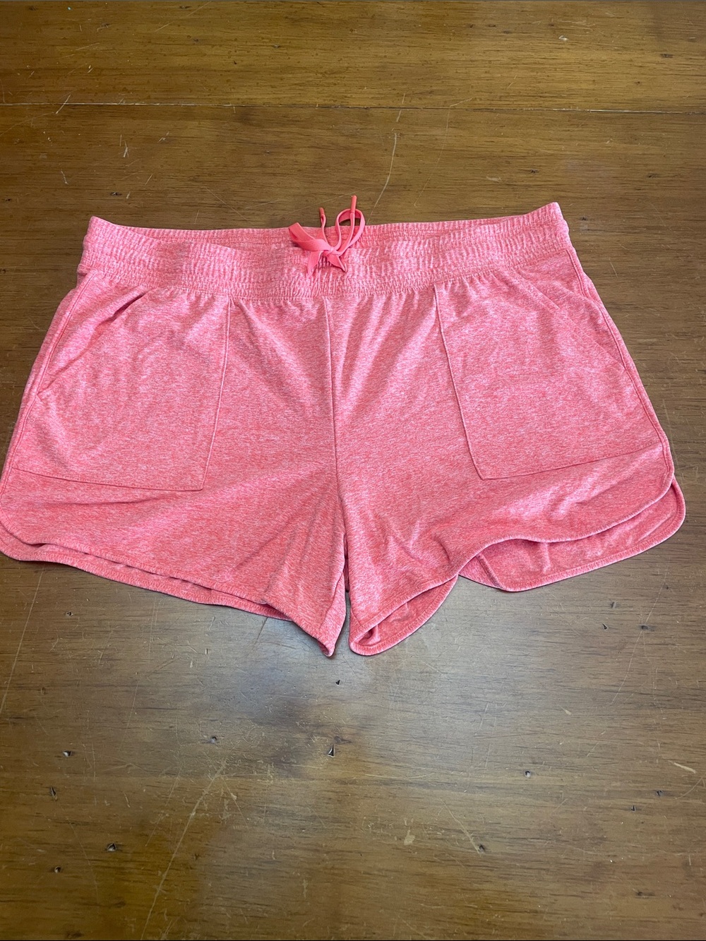 Athletic Works Coral Pink Athletic Lounge Shorts Size XL